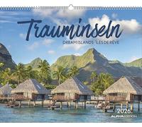 ALPHA EDITION - Trauminseln 2026 - 52 x 42,5 cm
