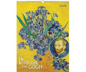 Alpha Edition - Vincent van Gogh 2026 - Calendario artistico 42 × 56 cm con capolavori di pittura, calendario decorativo da parete per gli amanti dell'arte, fan di Van-Gogh e pittura
