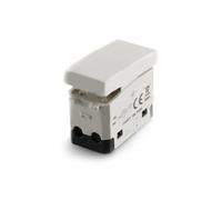 ALPHA ELETTRONICA Deviatore 250V 16A unipolare, Serie Astra, deviatore unipolare bianco, interruttore luce, interruttore a muro