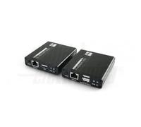 ALPHA ELETTRONICA EXTENDER HDMI CAVO 1XCAT.6 CON USB Loop Out - KVM - cavo CAT.6-70m - HDR CT373/13