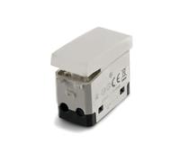 ALPHA ELETTRONICA Interruttore unipolare 250V 16A - Serie Astra, interruttore a 1 modulo, bianco