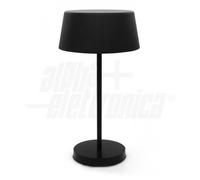 ALPHA ELETTRONICA LAMPADA LED DA TAVOLO NERA CON INTERRUTTORE TOUCH JO385N