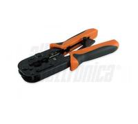 ALPHA ELETTRONICA PINZA A CRIMPARE PER SPINE MODULARI 4P4C, 6P4C, 6P6C, 8P8C 98-