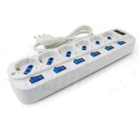 ALPHA ELETTRONICA PRESA MULTIPLA SP16A A 6BP 10/16A INTERRUTTORE E PROTEZIONE 2