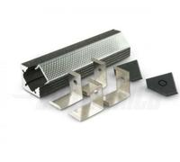 ALPHA ELETTRONICA PROFILO ALLUMIO 2MT NERO AD ANGOLO JO380/152N-42K