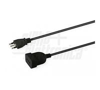 ALPHA ELETTRONICA PROLUNGA SPINA-PR. 10A 3X0.75 3 Mt NERO 23-003B