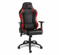Alpha Gamer AGATENA-BK-RED Sedia per videogiochi Sedia per videogiochi per PC Sedile imbottito Nero, Rosso - Nouvo