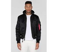 Alpha Industries 1 D-Tec SE Giacca Bomber da Uomo, Black/Black