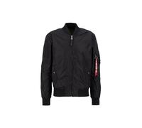 Alpha Industries 1 TT Bomber Jacket per Uomo Giacche, Black, XS