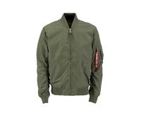 Alpha Industries 1 TT Bomber Jacket per Uomo Giacche, Dark Green, XXL