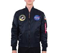 Alpha Industries 1 VF NASA Bomber Jacket per Uomo Giacche, all Rep.Blue, Small