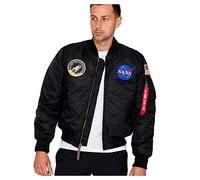 ALPHA INDUSTRIES Giacca di mezza stagione 'Nasa' nero, Taglia XXL