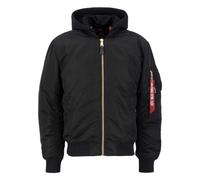 Alpha Industries 1 ZH Back EMB Bomber da Uomo Giacche, Black, M