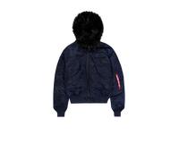 Alpha Industries 45/P Hooded Custom Giacche bomber Taglia L - Blu scuro