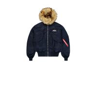 Alpha Industries 45/P Hooded Custom Giacche bomber Taglia XS - Blu