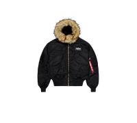 Alpha Industries 45/P Hooded Loose Giacche bomber Taglia L - Nero