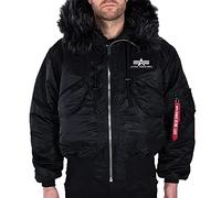 Bomber con cappuccio Alpha Industries 45P Custom Noir XL