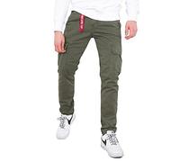 Alpha Industries Agent Pantaloni Casual da Uomo, Dark Olive, 36