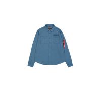 Alpha Industries Air Force Embroidery Shirt Sovracamicie Taglia 2XL - Marine vintage