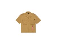Alpha Industries Aloha Safari Shirt Camicie Taglia L - Verde kaki