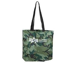 Alpha Industries Alpha Borsa della spesa unisex Olive Camo