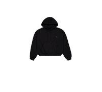 Alpha Industries Alpha Essentials Rubber Logo Hoodie Taglia L - Nero