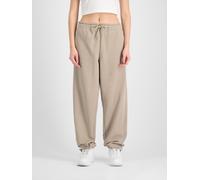 Alpha Industries Alpha Essentials Rubber Logo Jogger Pantaloni della tuta Taglia M - Beige