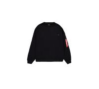 Alpha Industries Alpha Essentials Rubber Logo Sweatshirt Felpe Taglia XL - Nero