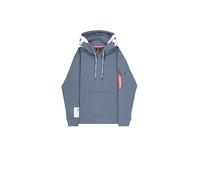 Alpha Industries Alpha Hoodie Felpa con Cappuccio, Denim Blue, XL Uomo