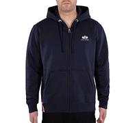 Alpha Industries Alpha Industries Basic Zip Hoody SL Felpa con Cappuccio da Uomo Felpa con Cappuccio Uomo (Pacco da 1)
