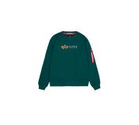 Alpha Industries Alpha Label Sweatshirt Felpe Taglia M - Verde