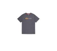 Alpha Industries Alpha Label T-Shirt Magliette Taglia M - Grigio scuro