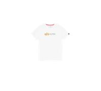 Alpha Industries Alpha Label T-Shirt Magliette Taglia S - Bianco