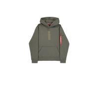 Alpha Industries Alpha Puff Print Hoodie Taglia M - Verde