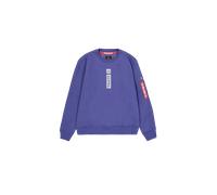 Alpha Industries Alpha Puff Print Sweatshirt Felpe Taglia L - Viola