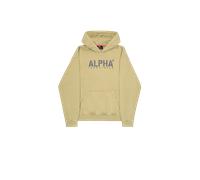Alpha Industries Alpha Stencil Hoodie Taglia 3XL - Verde oliva