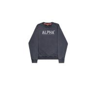 Alpha Industries Alpha Stencil Sweatshirt Felpe Taglia 3XL - Blu scuro