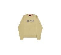 Alpha Industries Alpha Stencil Sweatshirt Felpe Taglia XL - Verde oliva