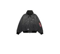 Alpha Industries ALPHA X AAPE REVERSIBLE PADDED MA-1 QUILTED ALPHA X AAPE BY A BATHING APE Taglia L - Nero
