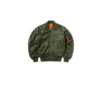 Alpha Industries ALPHA X NO PROBLEMO NO WAR MA-1 Taglia S - Verde oliva