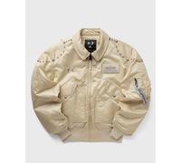 Alpha Industries ALPHA X THUG CLUB CWU-45P RIVET men Bomber Jackets beige in taglia:M