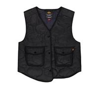 Alpha Industries ALS Gilet Vest Smanicato Taglia M - Nero