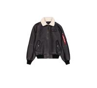 Alpha Industries B-15-3 Faux Leather Giacche in pelle Taglia S - Nero