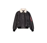 Alpha Industries B-15-3 Faux Leather Giacche in pelle Taglia 2XL - Nero