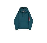 Alpha Industries Backprint Felpa con Cappuccio Uomo (Pacco da 1)