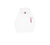 Alpha Industries Backprint Hoodie Taglia 3XL - Bianco