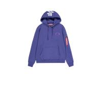 Alpha Industries Backprint Hoodie Taglia L - Viola