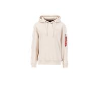 Alpha Industries Backprint Hoodie Taglia S - Bianco