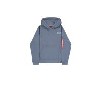 Alpha Industries Backprint Hoodie Taglia S - Blu