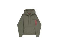 ALPHA INDUSTRIES Felpa oliva / rosso / bianco Uomo ALPHA INDUSTRIES S